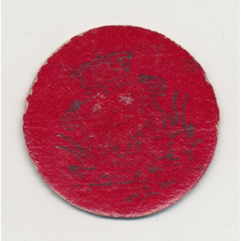 5 Centimes St Gaudens - carton - ND rouge rond - TTB+ 