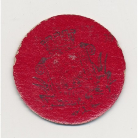 5 Centimes St Gaudens - carton - ND rouge rond - TTB+ 