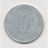 10 Centimes 1920 - St Gaudens - syndicat du commerce - alu rond 27mm - TTB+