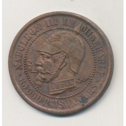 Monnaie satirique - Module 5 centimes - Napoléon III