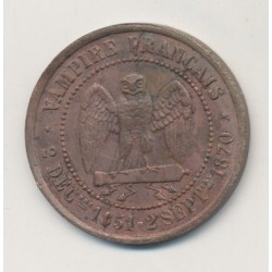 Monnaie satirique - Module 5 centimes - Napoléon III 2