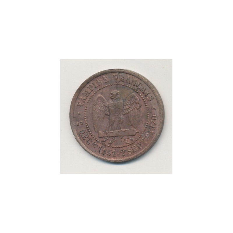 Monnaie satirique - Module 5 centimes - Napoléon III