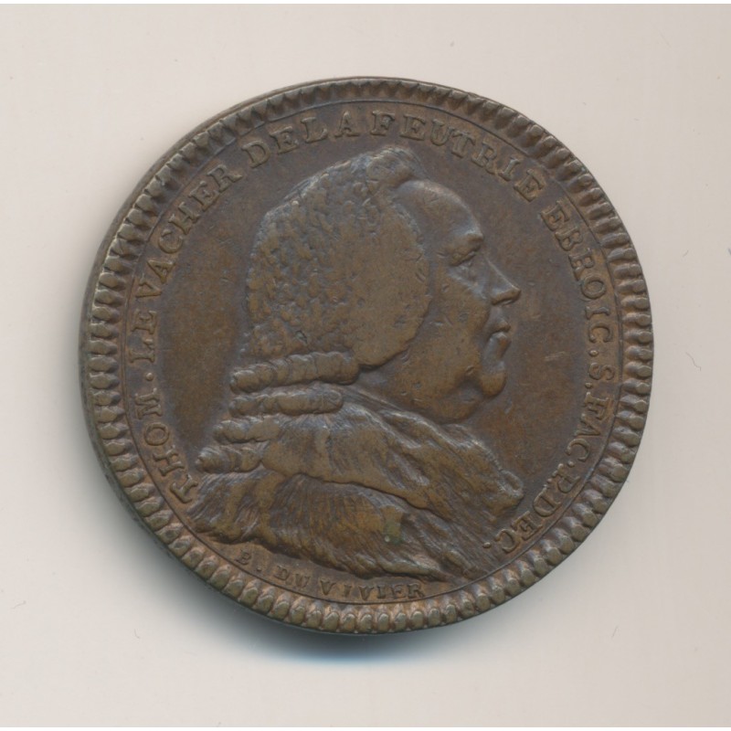 Jeton - Levacher - 1780 - faculté de médecine - cuivre - TB+