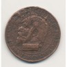 Monnaie satirique - Module 5 centimes - Napoléon III