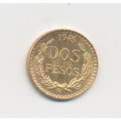 Mexique - 2 Pesos 1945 - SUP 2