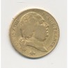 Louis XVIII - 20 Francs Or - 1818 W Lille - Buste nu - TB