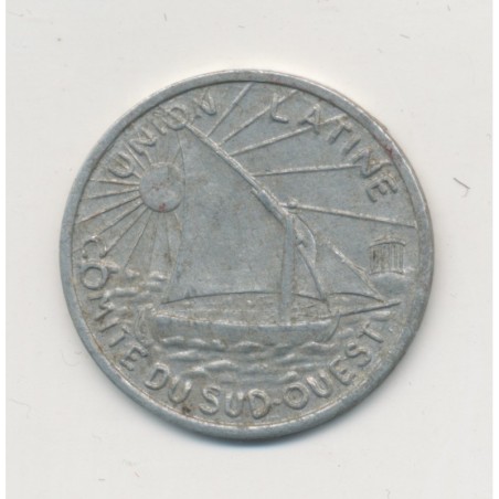 10 Centimes Union Latine - 1922-1930 - Toulouse - alu rond - TTB
