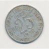 25 Centimes Union Latine - 1922-1930 - Toulouse - alu rond - TTB