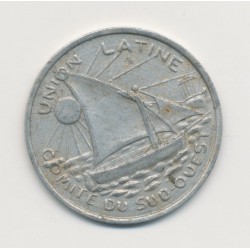 25 Centimes Union Latine - 1922-1930 - Toulouse - alu rond - TTB 2