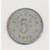 5 Centimes 1916 - Auch - Alu rond - TTB