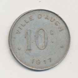 10 Centimes 1917 - Auch - Alu rond - TTB