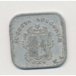 25 Centimes 1916 - Auch - Alu carré 27mm - TTB 2