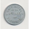 10 Centimes Café hotel de la grille - Florensac - alu rond 22,5mm - TTB+
