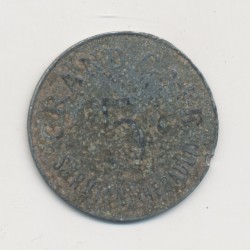 5 Centimes grand café - Servian - zinc rond 25mm - TTB 2