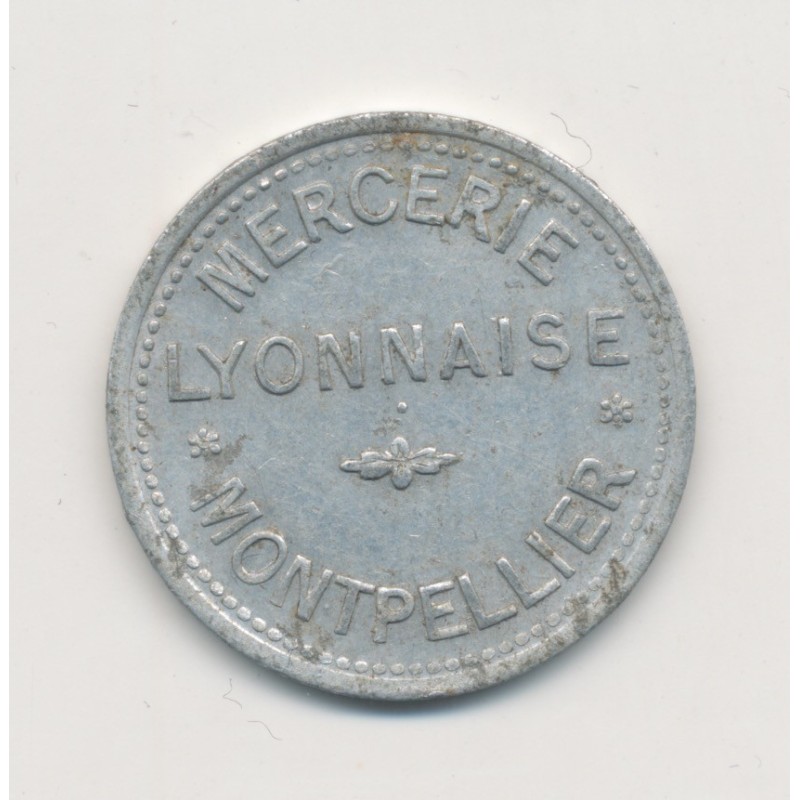 5 Centimes mercerie Lyonnaise - Montpellier - alu rond - TTB+
