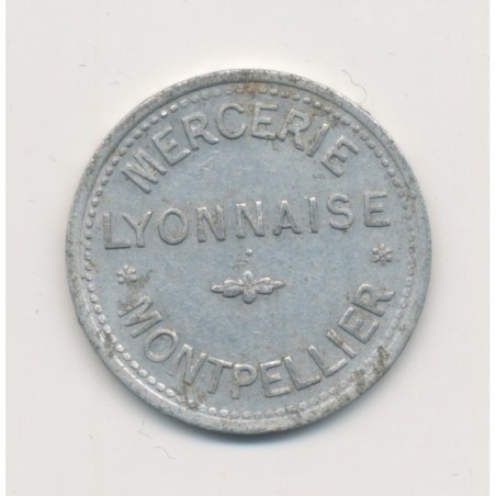 5 Centimes mercerie Lyonnaise - Montpellier - alu rond - TTB+