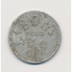 5 Centimes mercerie Lyonnaise - Montpellier - alu rond - TTB+ 2