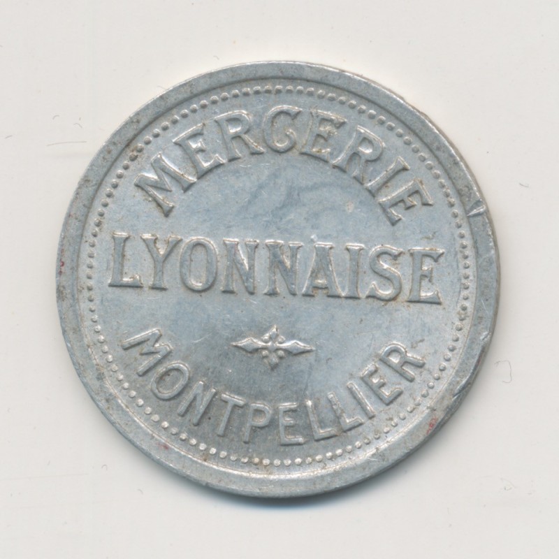 25 Centimes mercerie Lyonnaise - Montpellier - alu rond - SUP