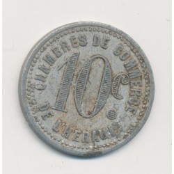 10 Centimes Chambre de commerce de l'Hérault - alu rond 23mm - TTB