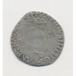 Henri IV - Douzain aux 2H - 1596 D Lyon - TB+
