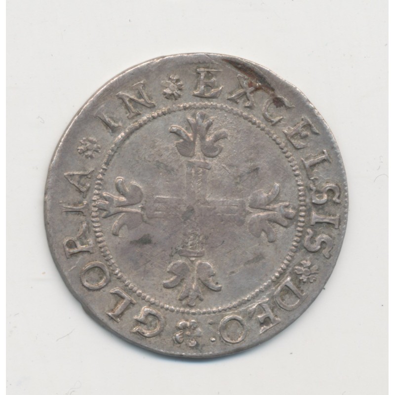 Alsace - 12 Kreuzer ou dreibaetzner - Strasbourg - argent - 1615-23 - TTB