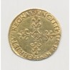 Charles IX - Écu d'or au soleil - 1565 H La Rochelle - TTB