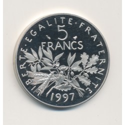 5 Francs Semeuse - 1997 - Belle épreuve 