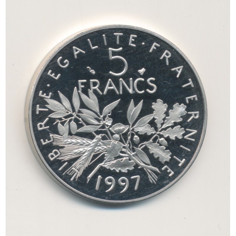 5 Francs Semeuse - 1997 - Belle épreuve 