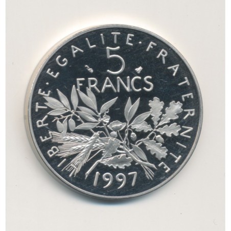 5 Francs Semeuse - 1997 - Belle épreuve 
