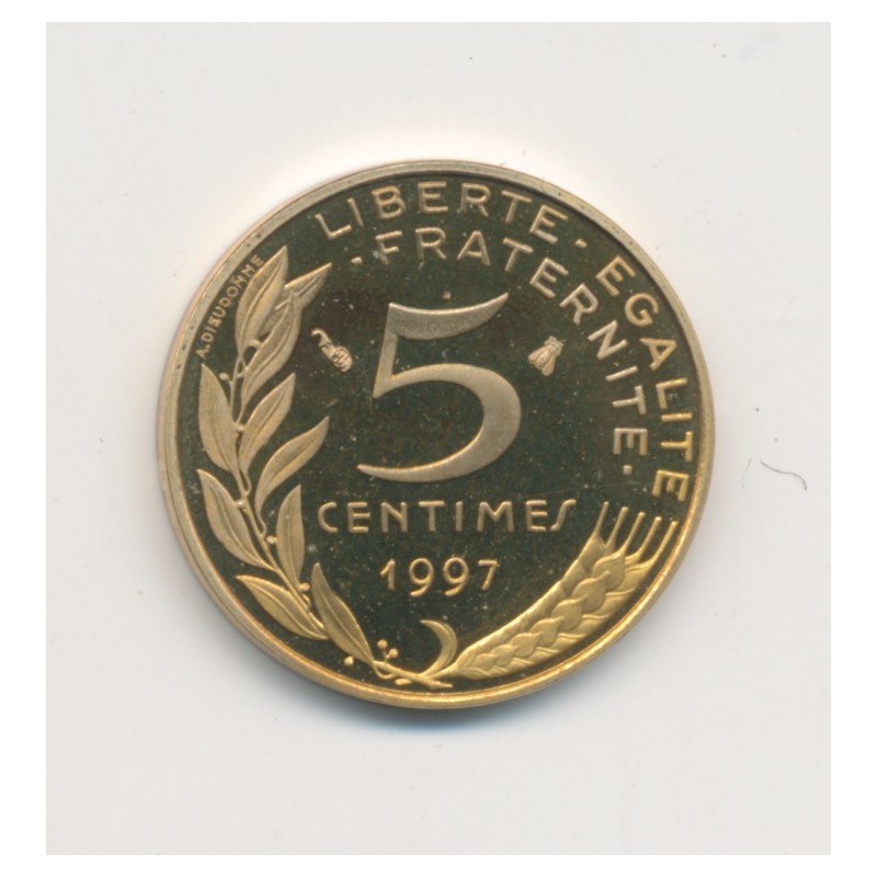 5 Centimes Marianne - 1997 - Belle épreuve