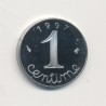 1 centime épi - 1997 - Belle épreuve