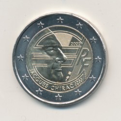 2 Euro 2022 - Jacques Chirac