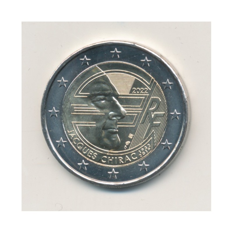 2 Euro 2022 - Jacques Chirac