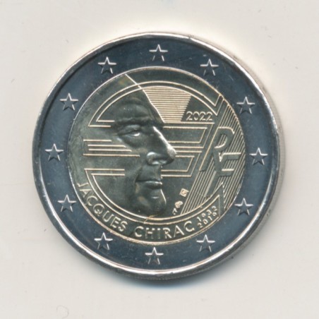2 Euro 2022 - Jacques Chirac