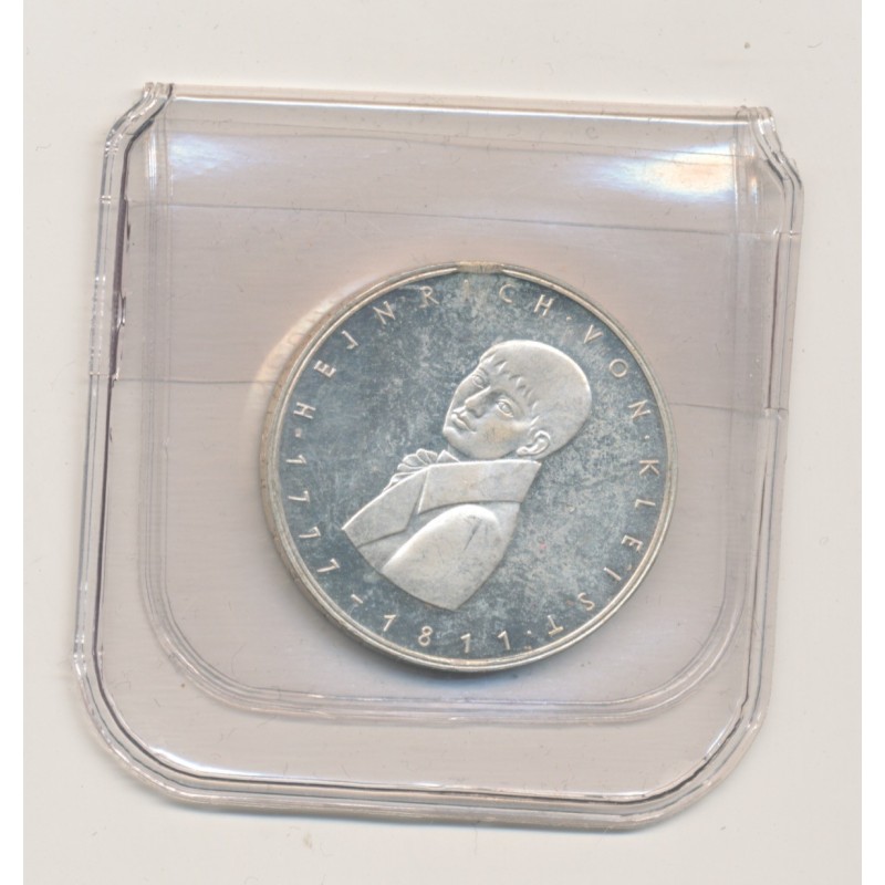 Allemagne - 5 Mark 1977 G - Heinrich von Kleist - argent 11g 0,625 - SUP