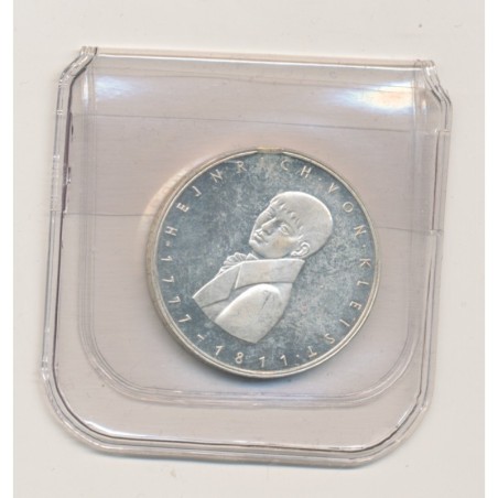Allemagne - 5 Mark 1977 G - Heinrich von Kleist - argent 11g 0,625 - SUP