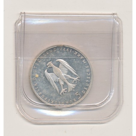 Allemagne - 5 Mark 1977 G - Heinrich von Kleist - argent 11g 0,625 - SUP