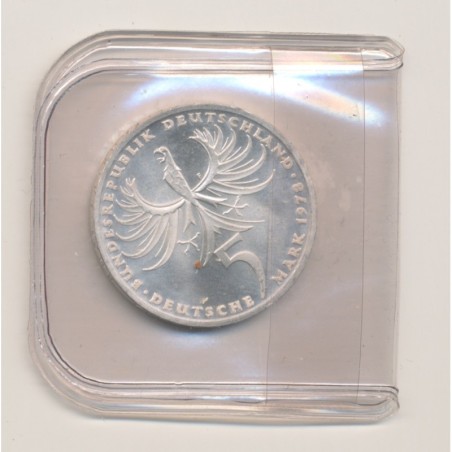 Allemagne - 5 Mark 1976 F - Neumann - argent 11g 0,625 - SUP