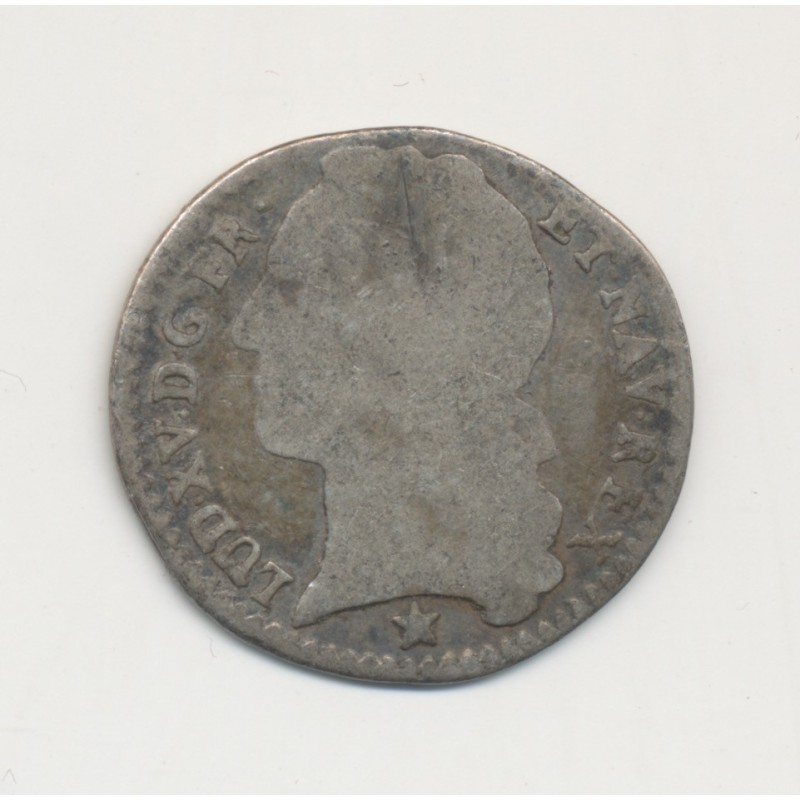 Louis XV - 1/10 écu au bandeau - 1741 R Orléans - argent - B/TB