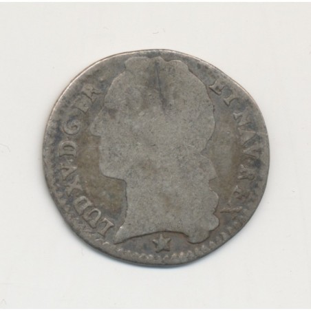 Louis XV - 1/10 écu au bandeau - 1741 R Orléans - argent - B/TB