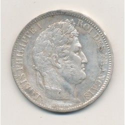 5 Francs Louis philippe I - 1831 H La rochelle - Tranche en relief - TB+