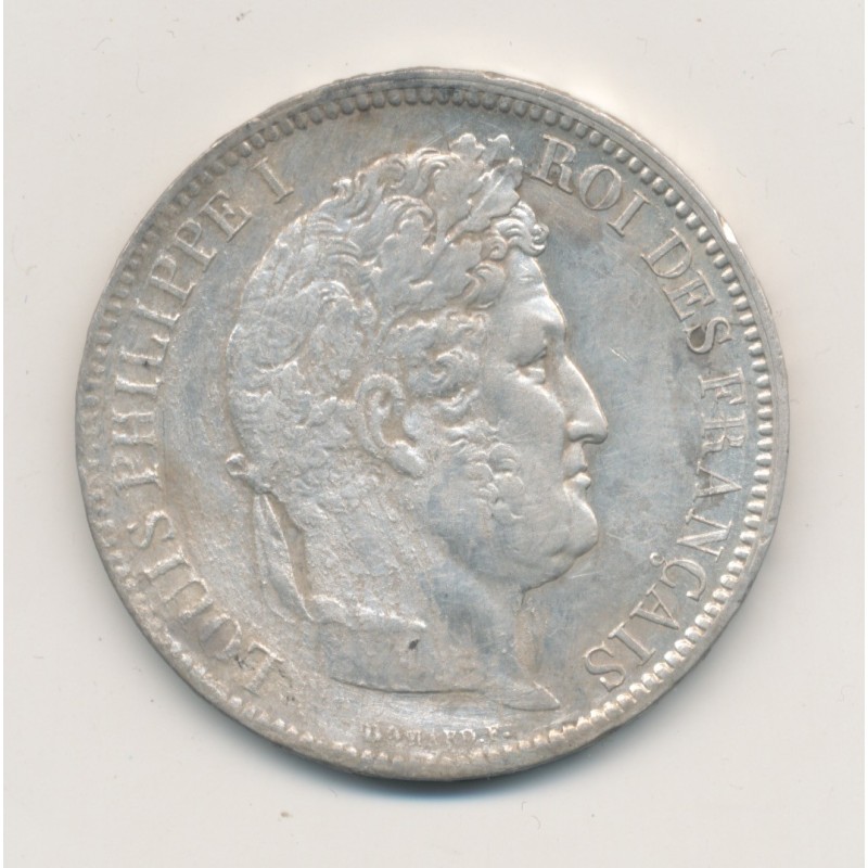 5 Francs Louis philippe I - 1831 H La rochelle - Tranche en relief - TB+