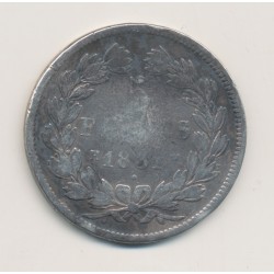 5 Francs Louis philippe I - 1831 H La rochelle - Tranche en relief - TB 2