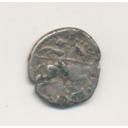 Denier fourré au cavalier - Gaule - Allobroges - B/TB
