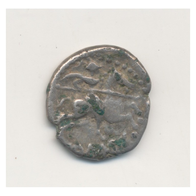 Denier fourré au cavalier - Gaule - Allobroges - B/TB