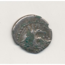 Denier fourré au cavalier - Gaule - Allobroges - B/TB 2