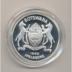 Botswana - 5 Pula 1988 - course - Jeux Olympiques 1988 - argent - FDC 2