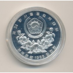 Corée - 5000 Won 1988 - lutte - Jeux Olympiques 1988 - argent - FDC 2