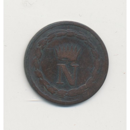 Italie - 10 Centesimi 1813 M - Napoleone imperatore - TTB
