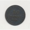 Italie - 10 Centesimi 1810/1811 M - Napoleone imperatore - TB+